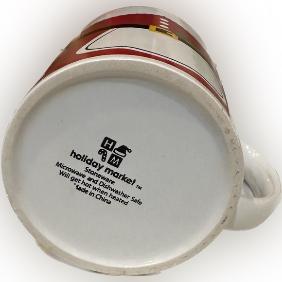 MRS SANTA CLAUS COFFEE TEA SOUP GIFT MUG HOLIDAY CHRISTMAS PARTY RED WHITE CUP - Picture 4 of 5